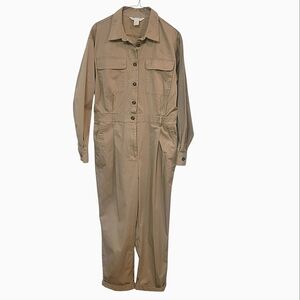 H & M Tan Jumpsuit